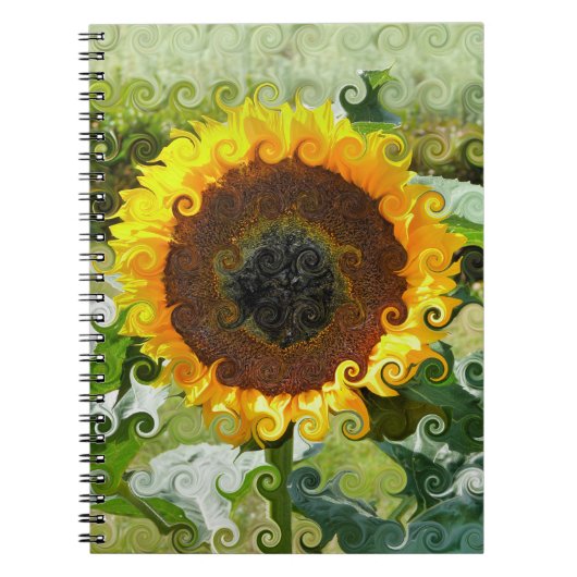SUNFLOWERS NOTITIEBOEK (Voorkant)