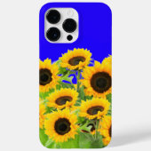 Sunflowers On Blue Sky coque iphone (Verso)
