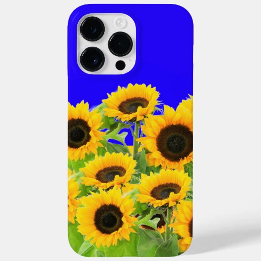 Sunflowers On Blue Sky coque iphone (Verso)