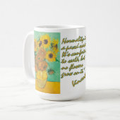 Sunflowers, par Vincent van Gogh 15oz Mug (Devant gauche)