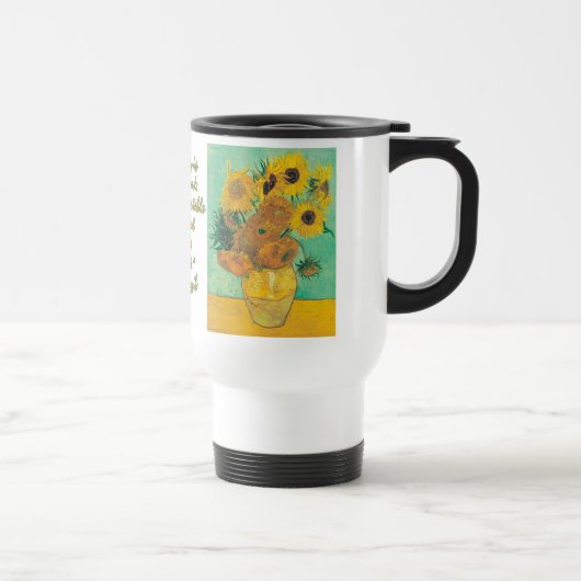 Sunflowers, par Vincent van Gogh Travel Mug (Droite)