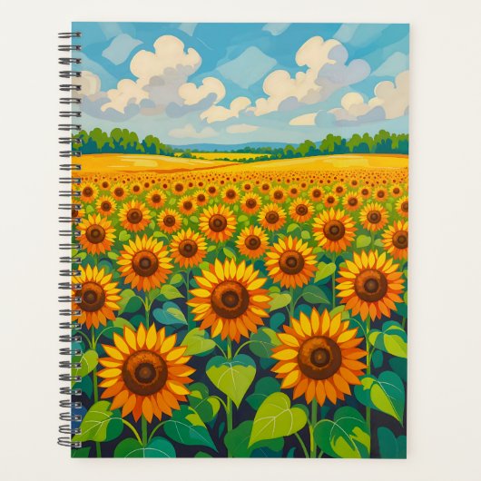 Sunflowers Planner (Devant)