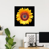SUNFLOWERS POSTER (Thuiskantoor)