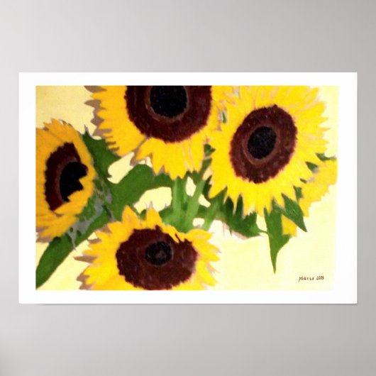 SUNFLOWERS POSTER (Voorkant)