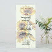 Sunflowers Recherche dans le programme de mariage (Debout devant)