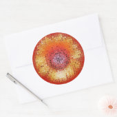 SUNFLOWERS RONDE STICKER (Envelop)