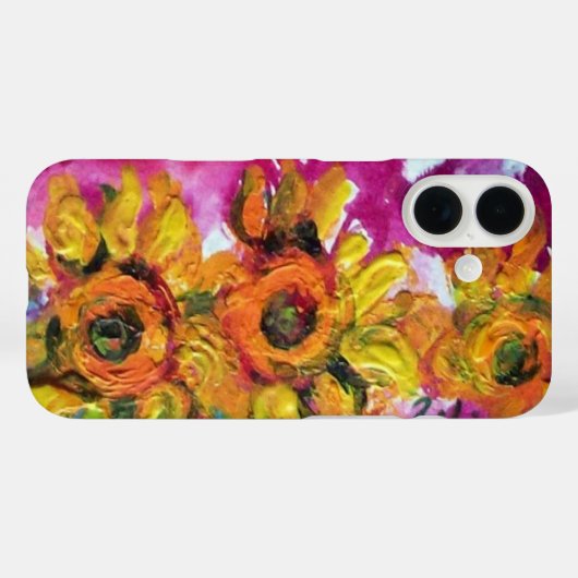 SUNFLOWERS Rustic Countryside, Yellow Floral Case-Mate iPhone Case (Achterkant (horizontaal))