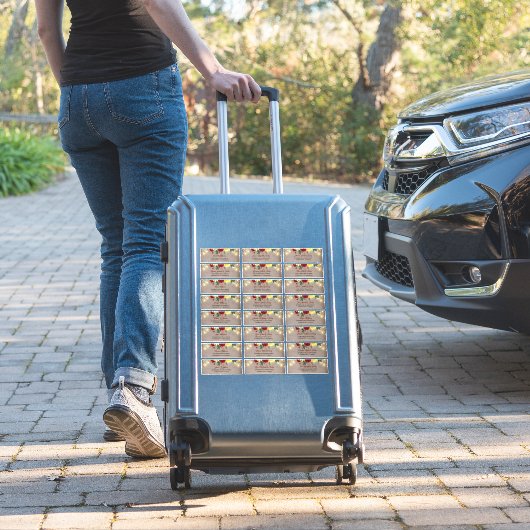 Sunflowers Rustic Fall Invitation Noms Étiquette d (Valise Insitu)