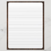 Sunflowers Rustic Wood Recette Carte Classeur Inse (Dos)