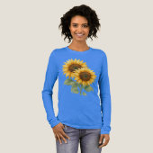Sunflowers  Tri-Blend shirt (Voorkant)