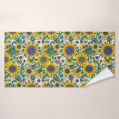 Sunflowers Ukrainian folk art (Serviette de bain)