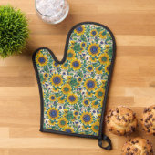 Sunflowers Ukrainian folk art motifs Apron (De haut en bas)