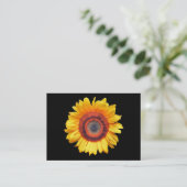 SUNFLOWERS VISITEKAARTJE (Staand voorkant)