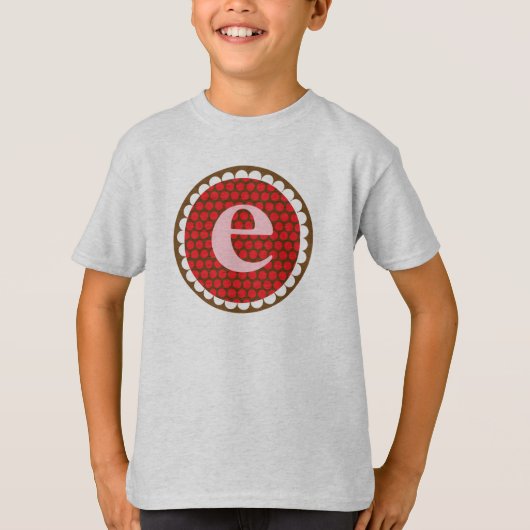 Sunflowery Flair Red- E T-shirt (Voorkant)