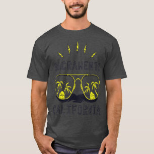 Sunglass California Sacramento Palm Beach Oc T-shirt