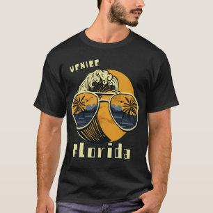 Sunglass Florida Venice Palm Beach Ocean T-shirt