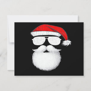 Sunglasses met gezicht van kerstman inclusief hoed