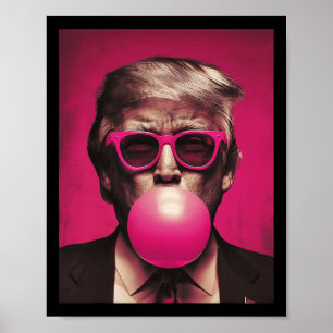 Sungles Trump Bubble Gum Poster