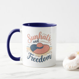 Sunhats en Patriottische Vrijheid Mok