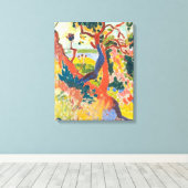 Sunken Path, L'Estaque | Andre Derain | Canvas Afdruk (Insitu (Houten vloer))
