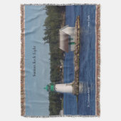 Sunken Rock Light Jetez une couverture (devant Vertical)