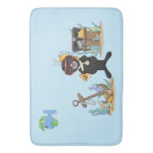 Sunken Treasure Chest Kind Bath Mat (Voorkant Verticaal)