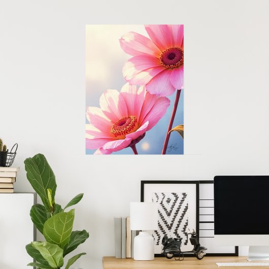 Sunkissed Salmon Poster (Thuiskantoor)