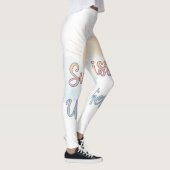 Sunkissed Unbothered Aesthetic Leggings (Rechts)