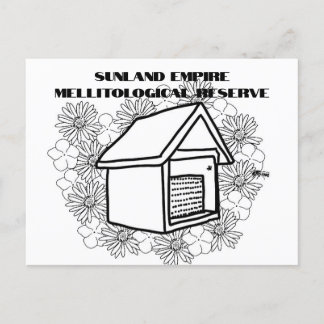 Sunland Empire Mellitological Reserve BW Briefkaar Feestdagenkaart
