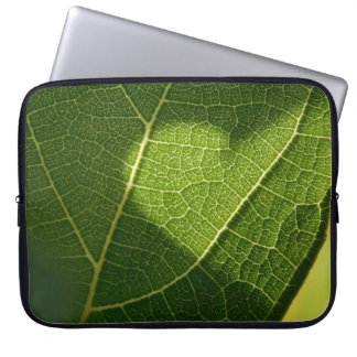 Sunlight Heart Leaf Electronic Bag Laptop Sleeve