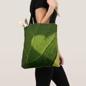 Sunlight Heart Leaf Tote Bag (De près)