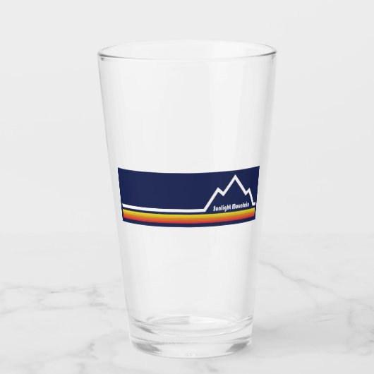 Sunlight Mountain Colorado Glas (Voorkant)