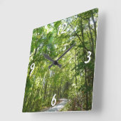 Sunlight on Wooded Path in Centennial Park Vierkante Klok (Hoek)