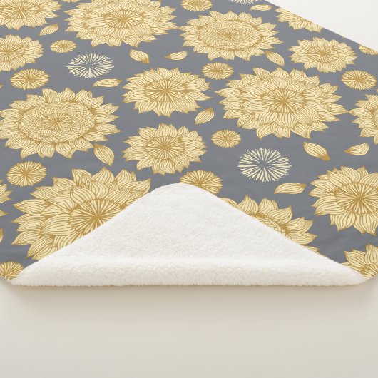 Sunlight Stillness II Aangepaste achtergrond Sherpa Deken (3/4)