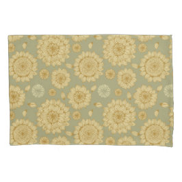 Sunlight Stillness II in gedempte olijf Kussensloop