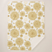 Sunlight Stillness II in het wit Sherpa Deken (Voorkant)