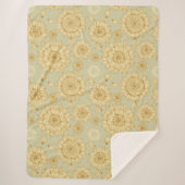 Sunlight Stillness II in Light Olive Sherpa Deken (Voorkant)