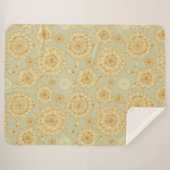 Sunlight Stillness II in Light Olive Sherpa Deken (Voorkant (horizontaal))