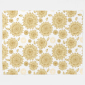 Sunlight Stillness II in witte fleece deken (Voorkant (Horizontaal))