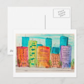 Sunlit City Briefkaart (Voorkant / Achterkant)