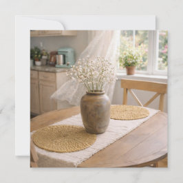 Sunlit Cottage Table Card – French Country Kaart