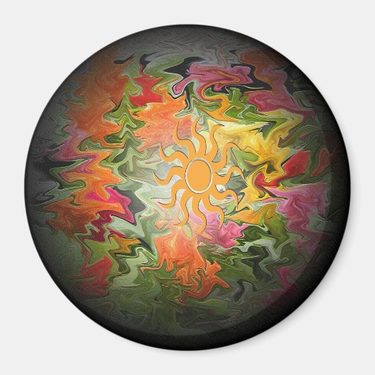 Sunlit Garden... Magneet (Voorkant)