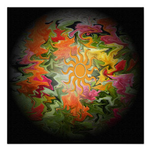 Sunlit Garden... Perfect Poster