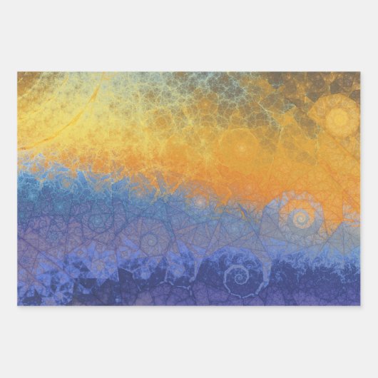 Sunlit Geometry Inpakpapier Vel (Voorkant)