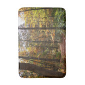 Sunlit Herfst Trail in Laurel Hill State Park Badmat (Voorkant Verticaal)