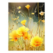 Sunlit Meadow Foto Afdruk (Voorkant)