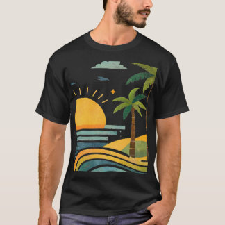 Sunlit Palm Escape T-shirt
