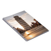 Sunlit Pisa Tower Street View Carnet (Côté Droit)