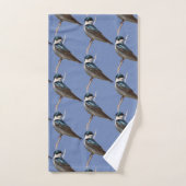Sunlit Profile of a Tree Swallow Songbird Bad Handdoek (Handdoek)