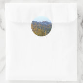 Sunlit Saguaro Field Ronde Sticker (Tas)